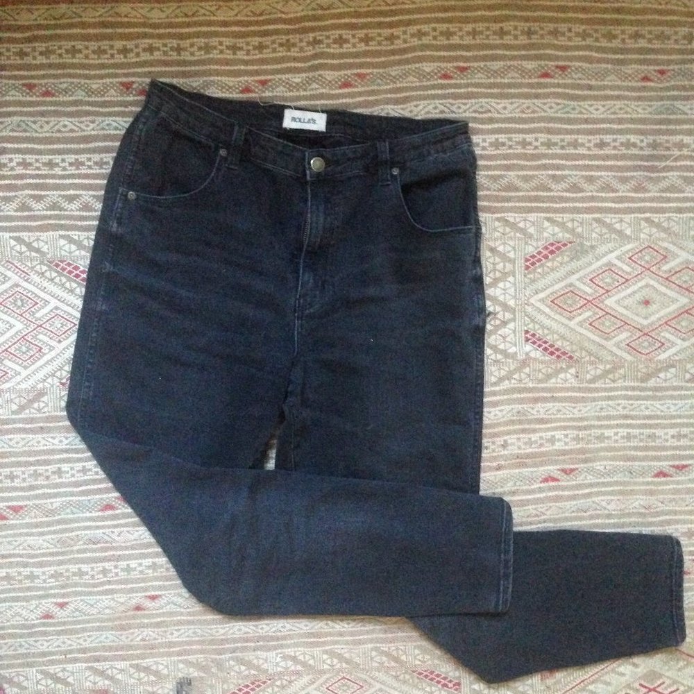 ROLLA'S high waist cigarette grey jeans size 31